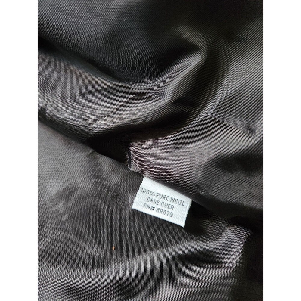 VTG Mackintosh Wool Hooded Vest Coat Red Black Plaid Womens Sz 10 USA Made EUC - Picture 6 of 10